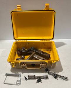 lot 242 image: Trailer Hitches With 1 1 78 1 2 And Misc. Locks