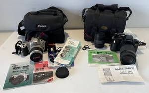 lot 276 image: Cannon Eos Rebel S & Cannon EOS Rebel 2000 With Case