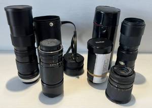 lot 281 image: Group Of Misc. Camera Lenses Including Cannon, Vivitar And More
