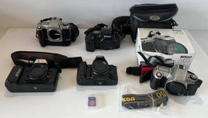 lot 292 image: 5 Nikon N65 Cameras ( No Lenses )