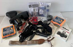 lot 303 image: Group Of Misc. Camera Stuff