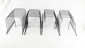 lot 77 image: Lot of 4 Wire Tiered File Sorters