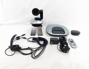 lot 3 image: Logitech Carl Zeiss HD 1080P 10x Zoom Conference Camera with Remote
