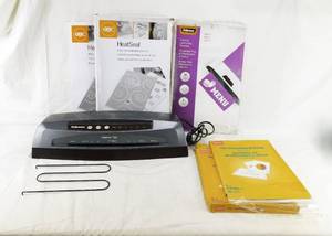 lot 4 image: Fellowes Neptune 2 125 Laminator with Laminating Pouches