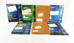 lot 84 image: Large Lot of Avery and Staples Mailing Lables