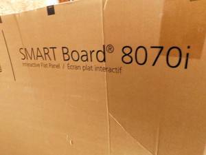 lot 1 image: 70 Inch SMARTBoard 8070i Interactive Flat Panel