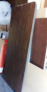 lot 95 image: 6 Foot Indoor Laminate Folding Table