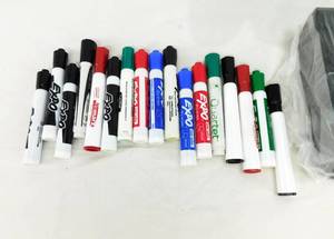 lot 107 image: Lot of 7 Multi Purpose Erasers and Dry Erase Markers