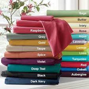 lot 16 image: Color Connection Microfiber Sheet Set - Ivory - Full