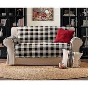 lot 26 image: Buffalo Check Furniture Protector - Sofa