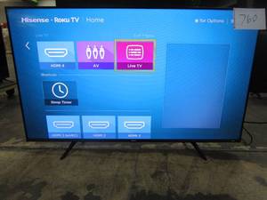 lot 760 image: Hisense - 55 Class U6GR Series Quantum ULED 4K UHD Smart Roku TV