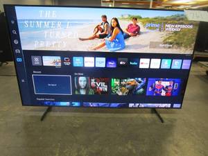 lot 761 image: SAMSUNG 55 Class Q60C QLED 4K Smart TV QN55Q60CAFXZA 2023 - BEND IN BEZEL