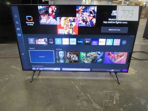 lot 773 image: Samsung - 43 Class UN43CU7000 Crystal UHD 4K UHD Smart Tizen TV