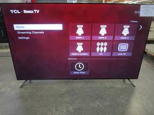 lot 787 image: TCL - 65 Class 4-Series 4K UHD HDR Smart Roku TV, 65S451