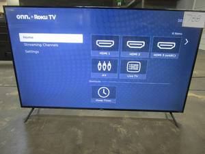 lot 788 image: onn. 65 Class 4K UHD (2160P) LED Roku Smart TV HDR (100012587)