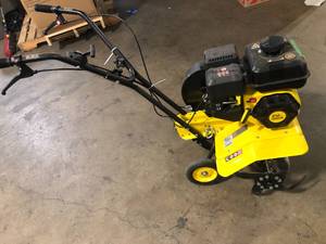 Champion Power Equipment 22 in. 212cc 4-Stroke Gas Garden Front Tine Tiller with Forward and Reverse   Customer Returns See Pictures