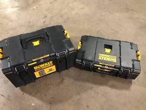2 Lots of Dewalt Tough System 2.0 Large Tool Box Customer Returns See Pictures