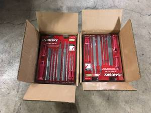 Lot of Husky Multi-Purpose File Set (10-Piece)   Customer Returns See Pictures