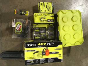 Lot of Assorted Ryobi Tools and Hardware Various Models and Conditions  Customer Returns See Pictures