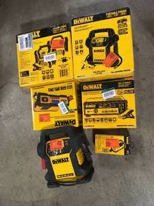 Lot of Dewalt Portable Power Stations Various Models and Conditions  Customer Returns See Pictures
