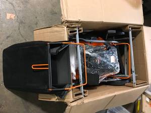 YARDMAX 21 in. 170cc 3-in-1 Gas Walk Behind Push Lawn Mower with High Rear Wheels  Customer Returns See Pictures