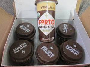 2- 6pks FORTO Coffee Shots - Vanill...