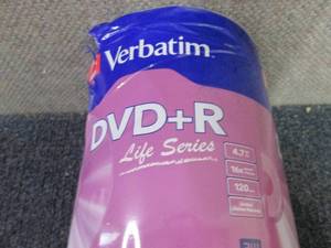 Stack of Verbatim DVD-R...