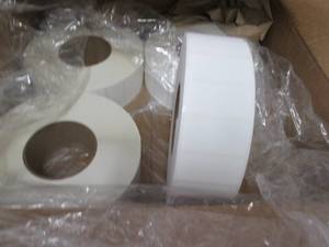 Case of 4 - 5000ct Rolls White Labe...