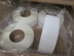 Case of 4 - 5000ct Rolls White Labe...