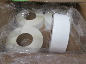 Case of 4 - 5000ct Rolls White Labe...