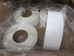 Case of 4 - 5000ct Rolls White Labe...