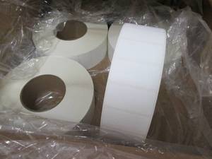 Case of 4 - 5000ct Rolls White Labe...