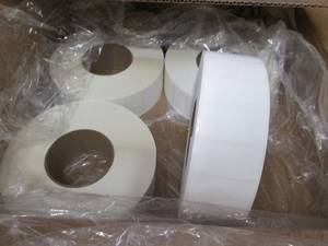 Case of 4 - 5000ct Rolls White Labe...