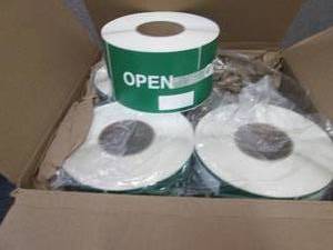 Case of 4- 1000ct Rolls 6x4 inch O...