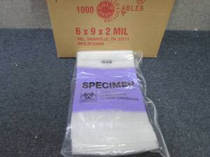 Case of 1000 -6x9 Reclosable Specim...