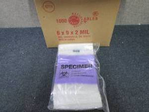Case of 1000 -6x9 Reclosable Specim...