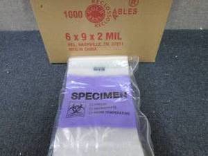 Case of 1000 -6x9 Reclosable Specim...