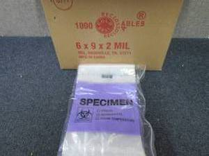 Case of 1000 -6x9 Reclosable Specim...