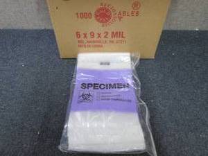 Case of 1000 -6x9 Reclosable Specim...