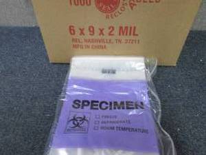 Case of 1000 -6x9 Reclosable Specim...