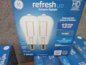 6- 2pks GE LED Refresh 60W equiv Da...