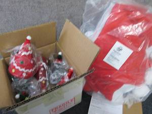 12 Santa Hats, Ornaments...