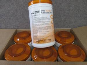 6- 65 ct Canisters PDI SaniCloth Di...