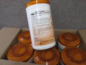 6- 65 ct Canisters PDI SaniCloth Di...
