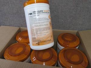 6- 65 ct Canisters PDI SaniCloth Di...