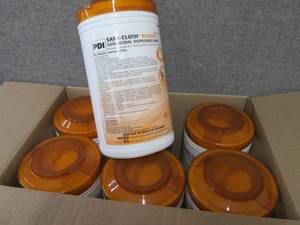 6- 65 ct Canisters PDI SaniCloth Di...