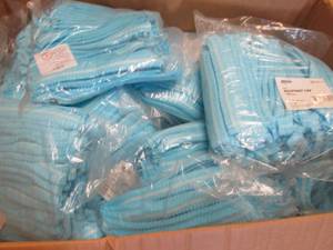 Box of Blue Bouffant Caps...