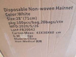 Case of 2000 Disposable Non-woven W...