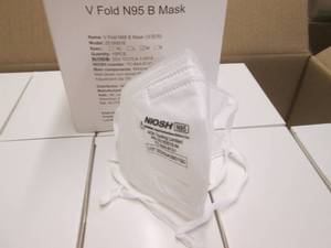 Case of 300 NIOSH V Fold N95 Masks...