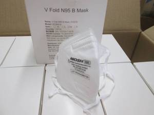Case of 300 NIOSH V Fold N95 Masks...